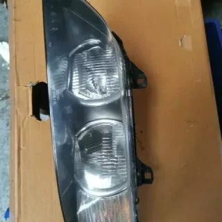 Bmw Z3 N/S Passenger Left Headlight (Facelift, White Clear Lense Chrome Ring)